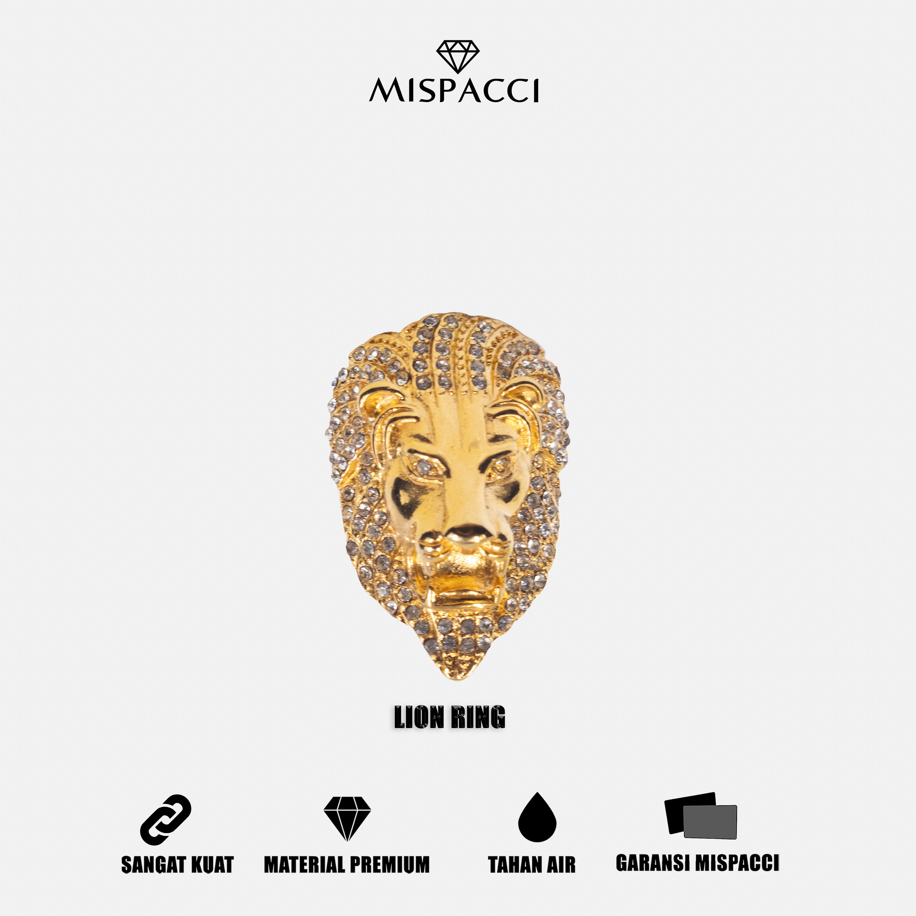 Lion Ring - Gold