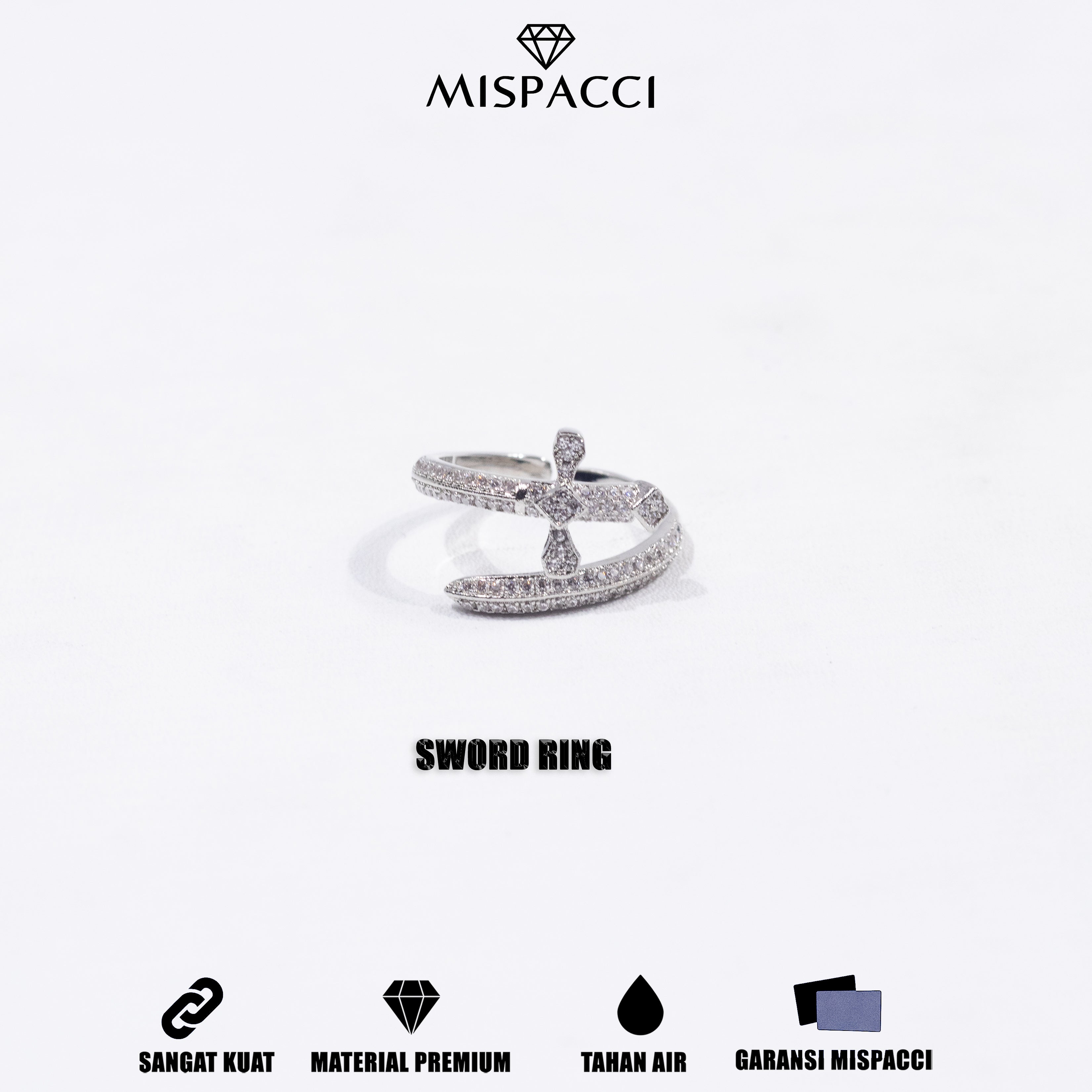 Sword Ring Iced Out