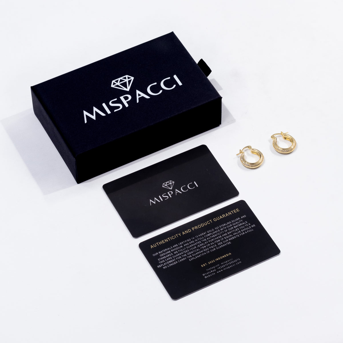 Stud Earrings - Gold