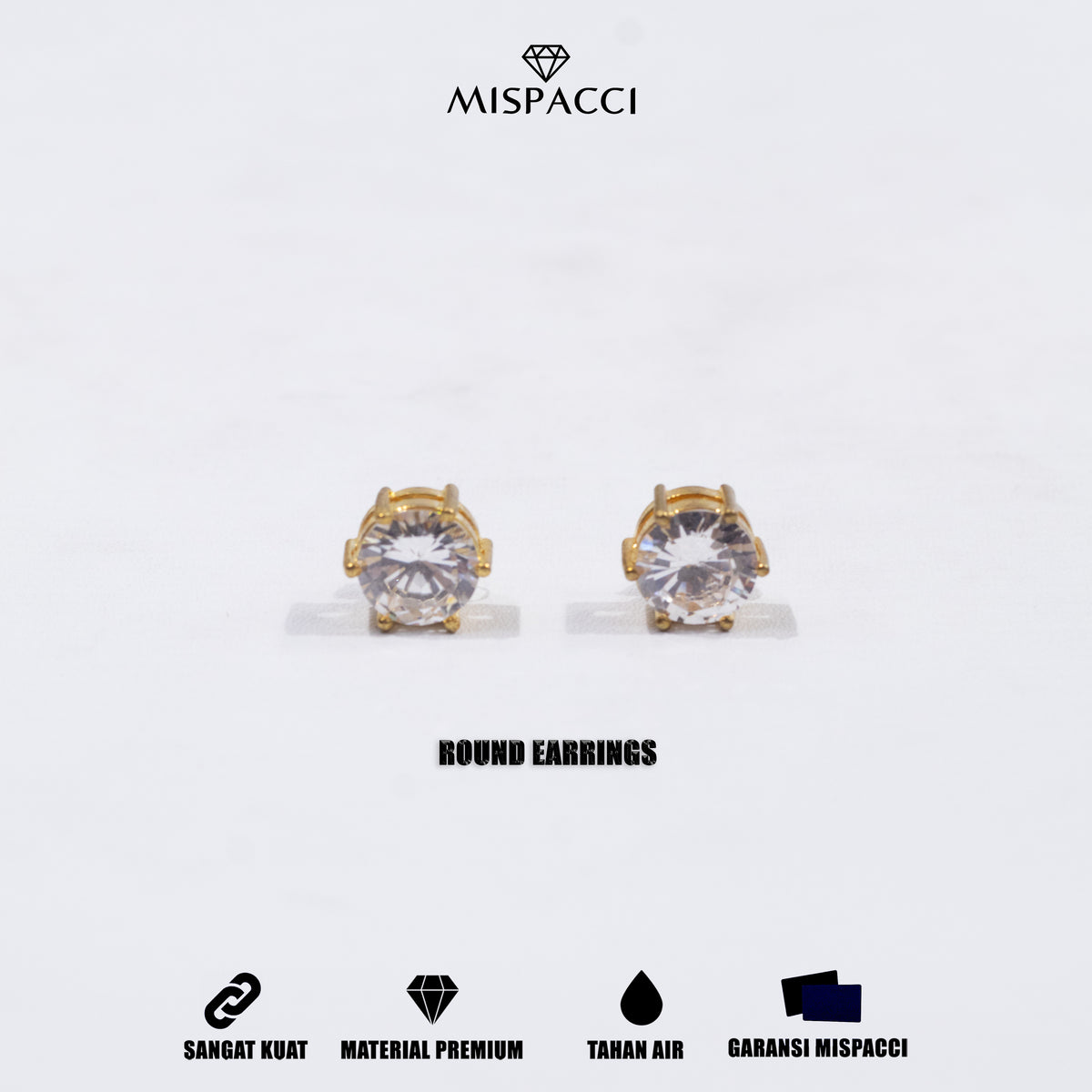 Round Earings - Gold
