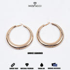 Boujee Hoop Earrings - Rose Gold