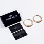 Boujee Hoop Earrings - Rose Gold