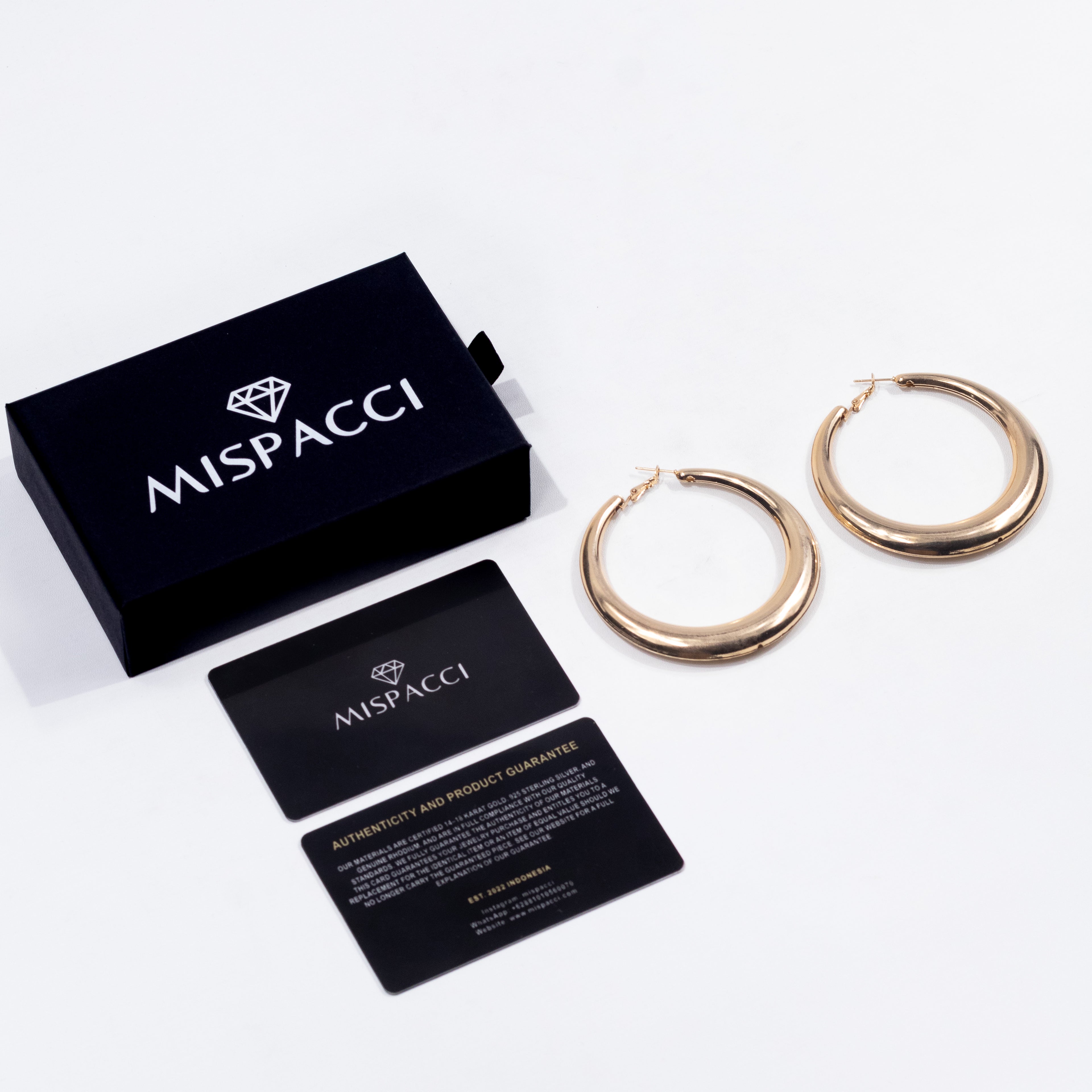 Boujee Hoop Earrings - Rose Gold