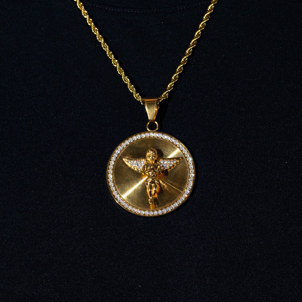 Angel Pendant - Gold