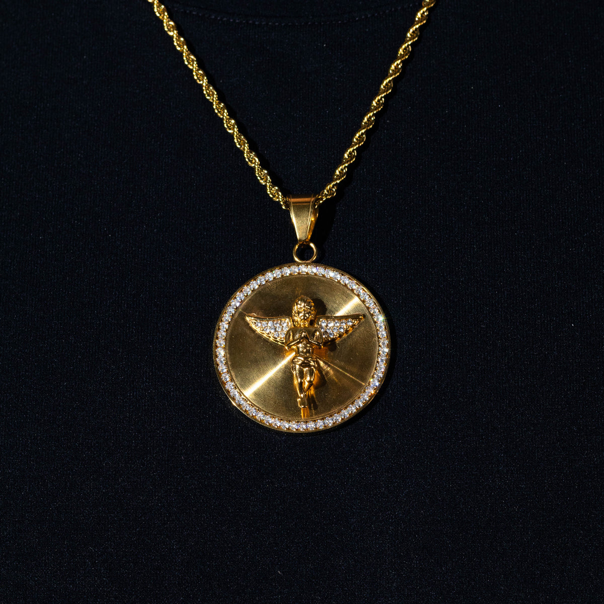 Angel Pendant - Gold