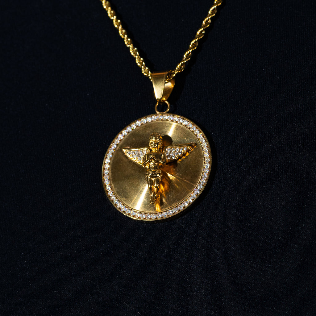 Angel Pendant - Gold
