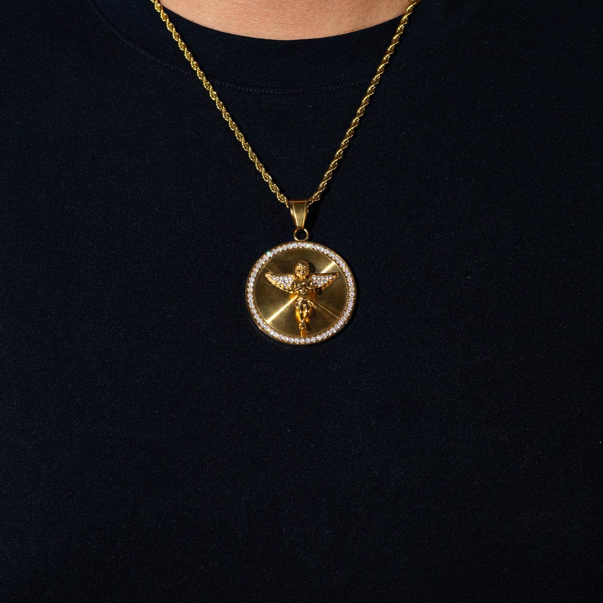 Angel Pendant - Gold
