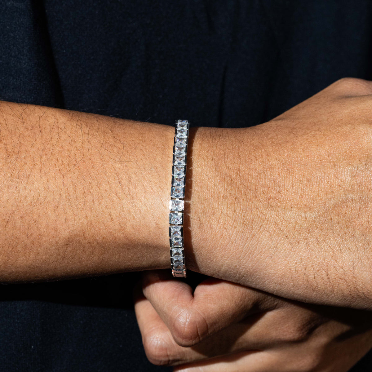 Square Tennis Bracelet