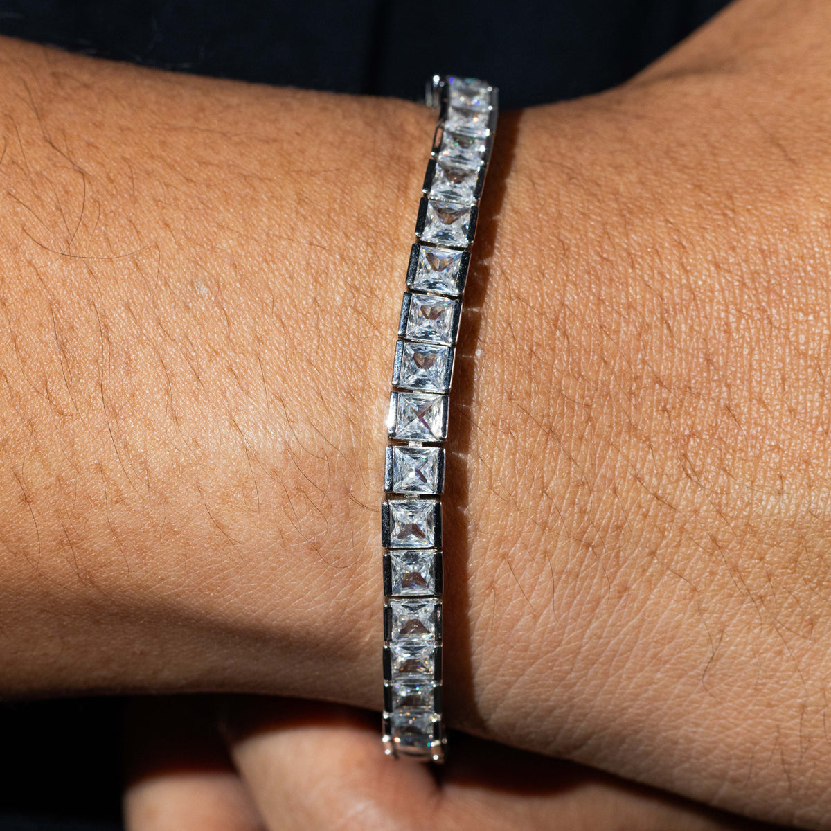 Square Tennis Bracelet