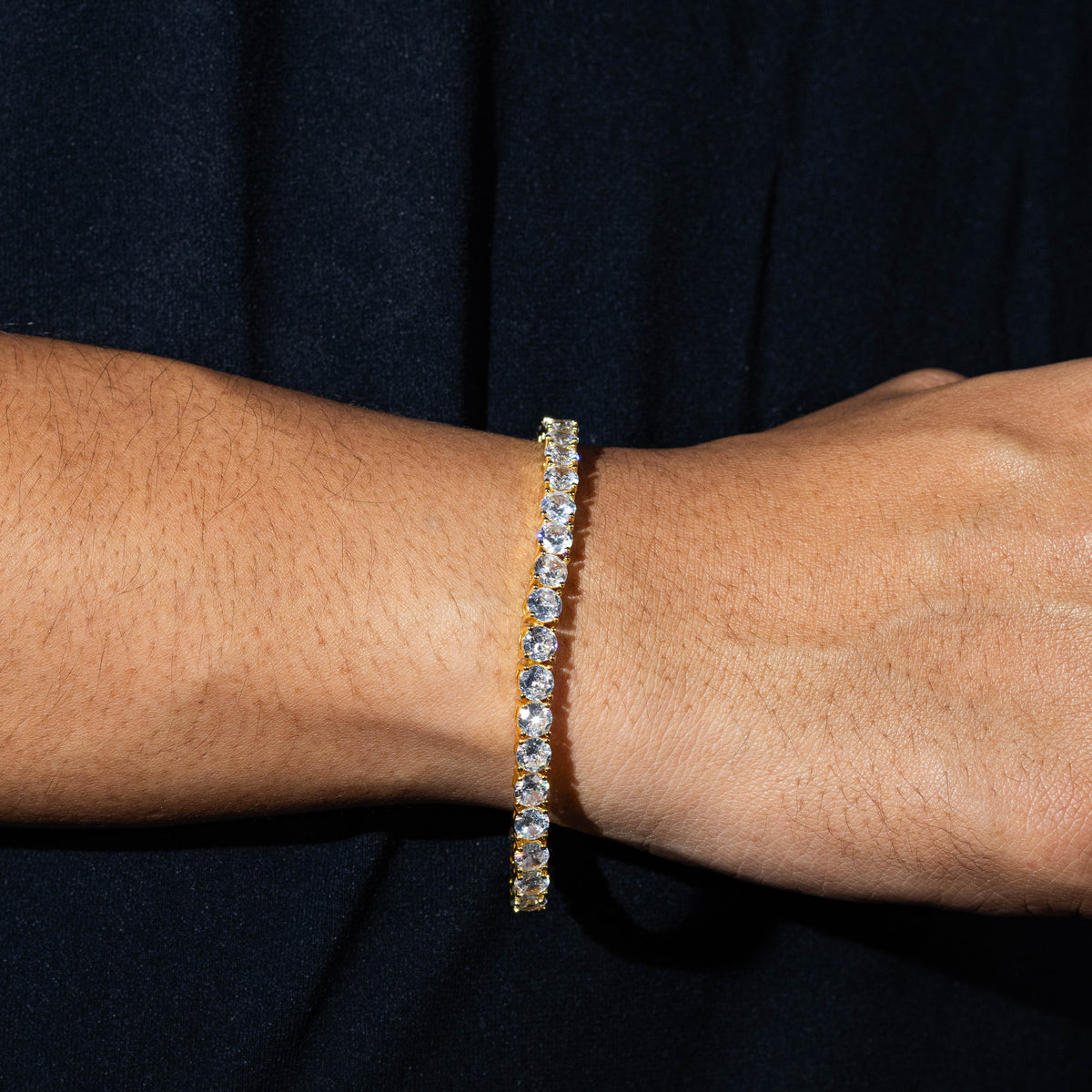 5mm Tennis Bracelet - Gold