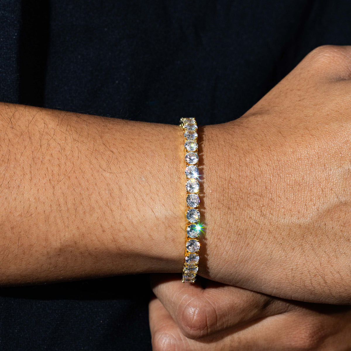 5mm Tennis Bracelet - Gold