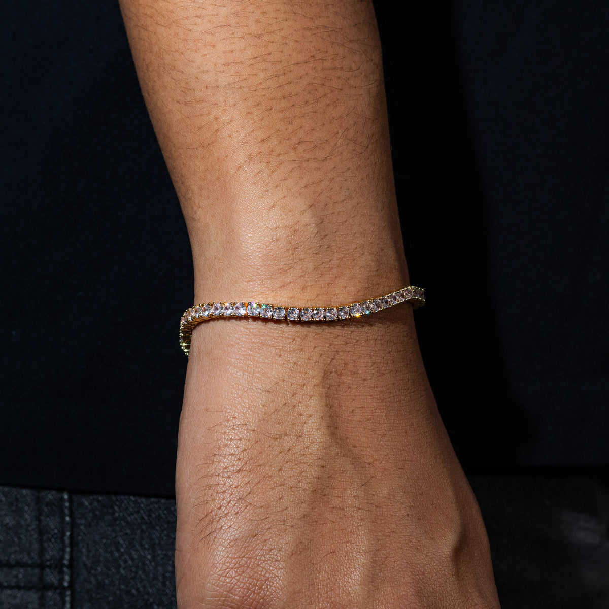 Mini Tennis Bracelet - Gold