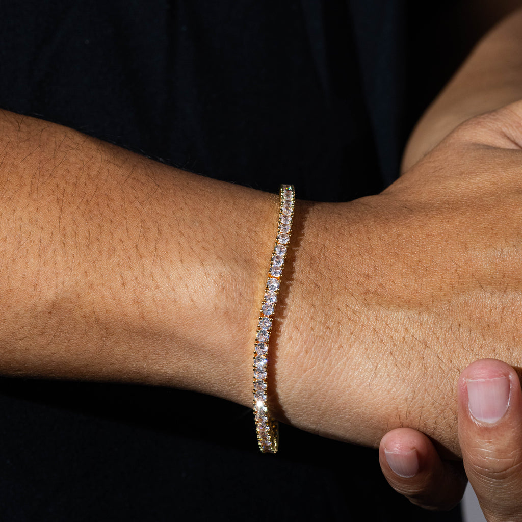 Mini Tennis Bracelet - Gold