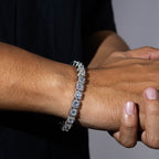 Clustered Tennis Bracelet