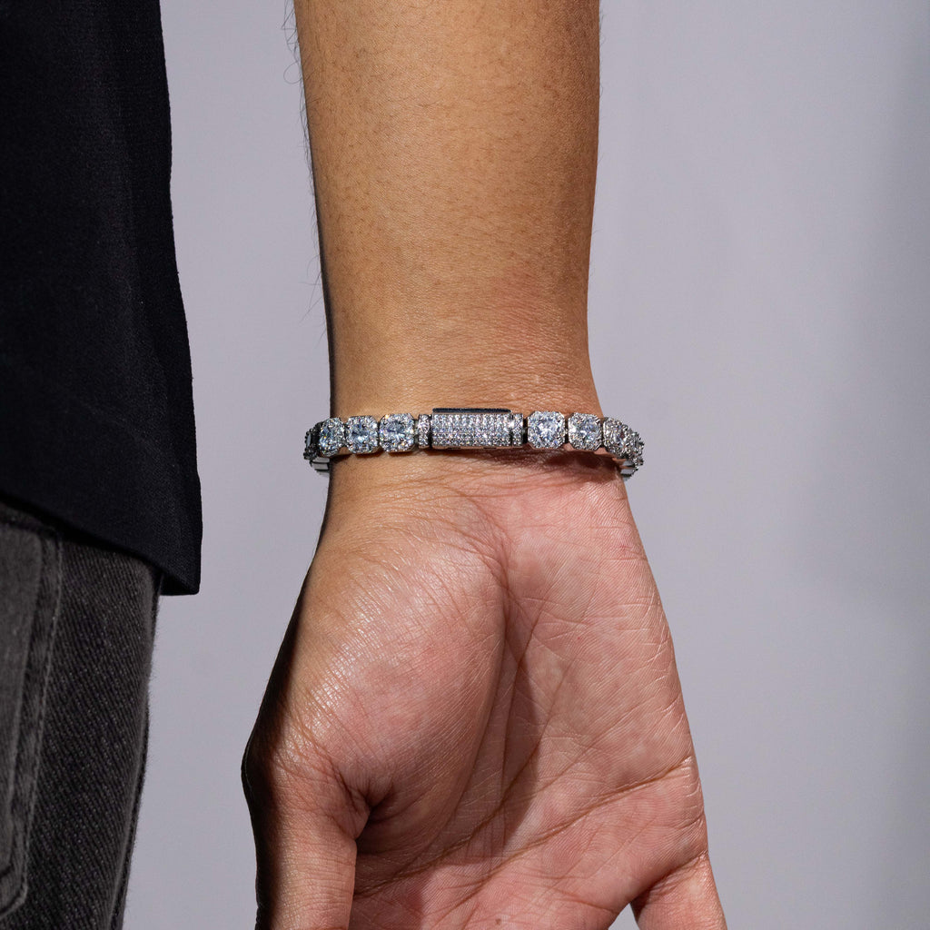 Clustered Tennis Bracelet