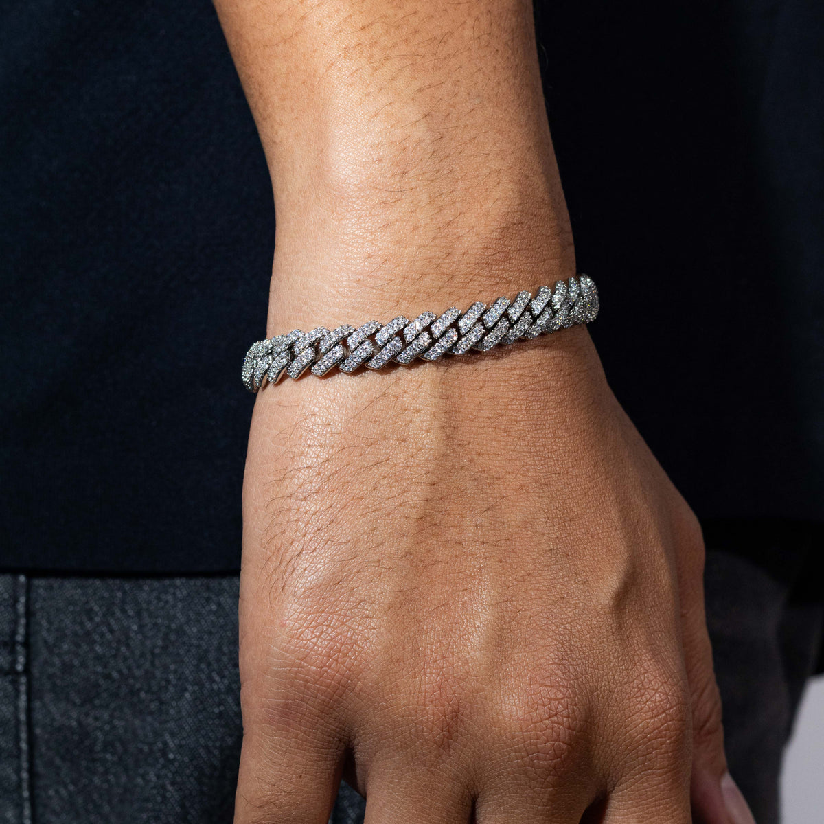 Mini Cuban Prong Bracelet