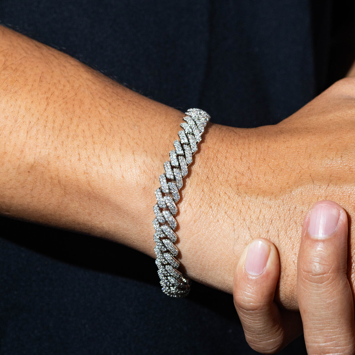 Mini Cuban Prong Bracelet