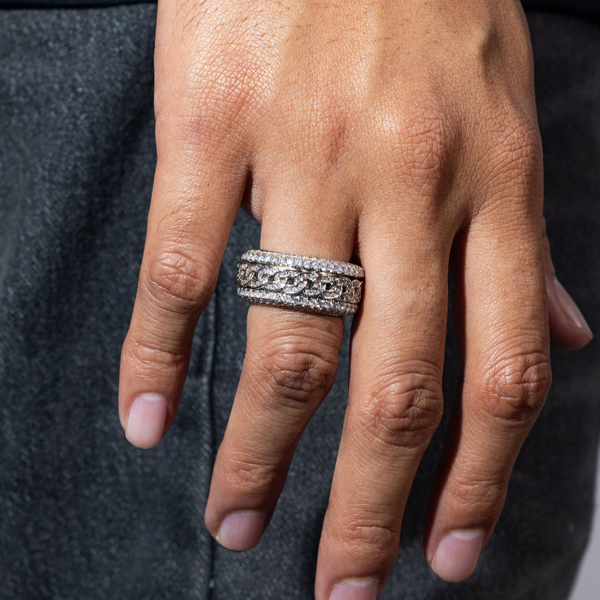 Spin Cuban Ring