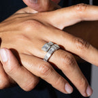 Clustered Baguette Ring