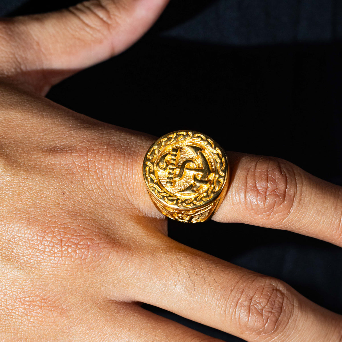Anchor Ring - Gold