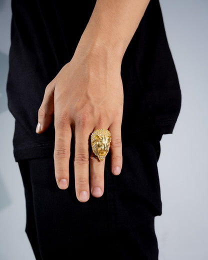 Lion Ring - Gold