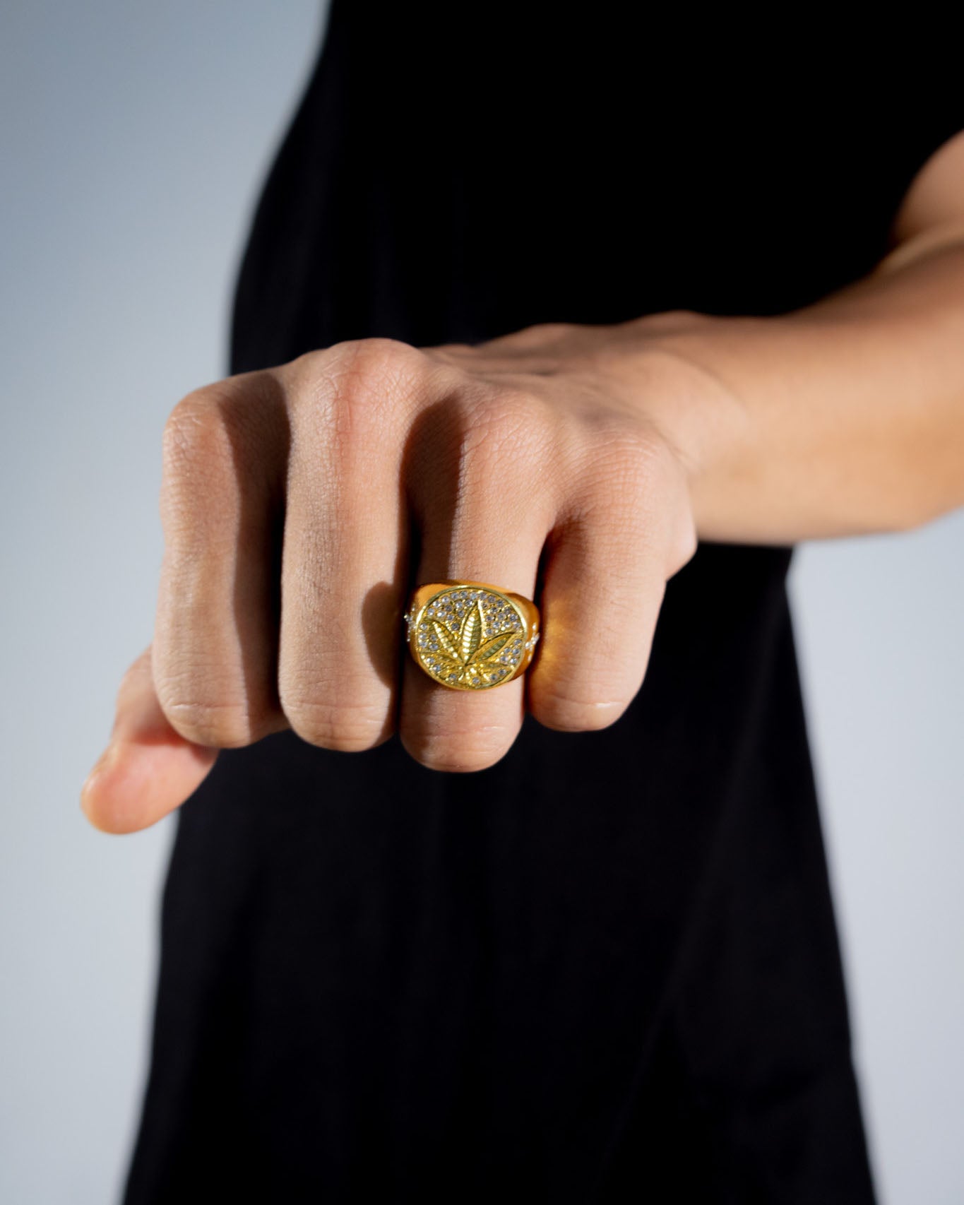 ICED 420 RING - GOLD