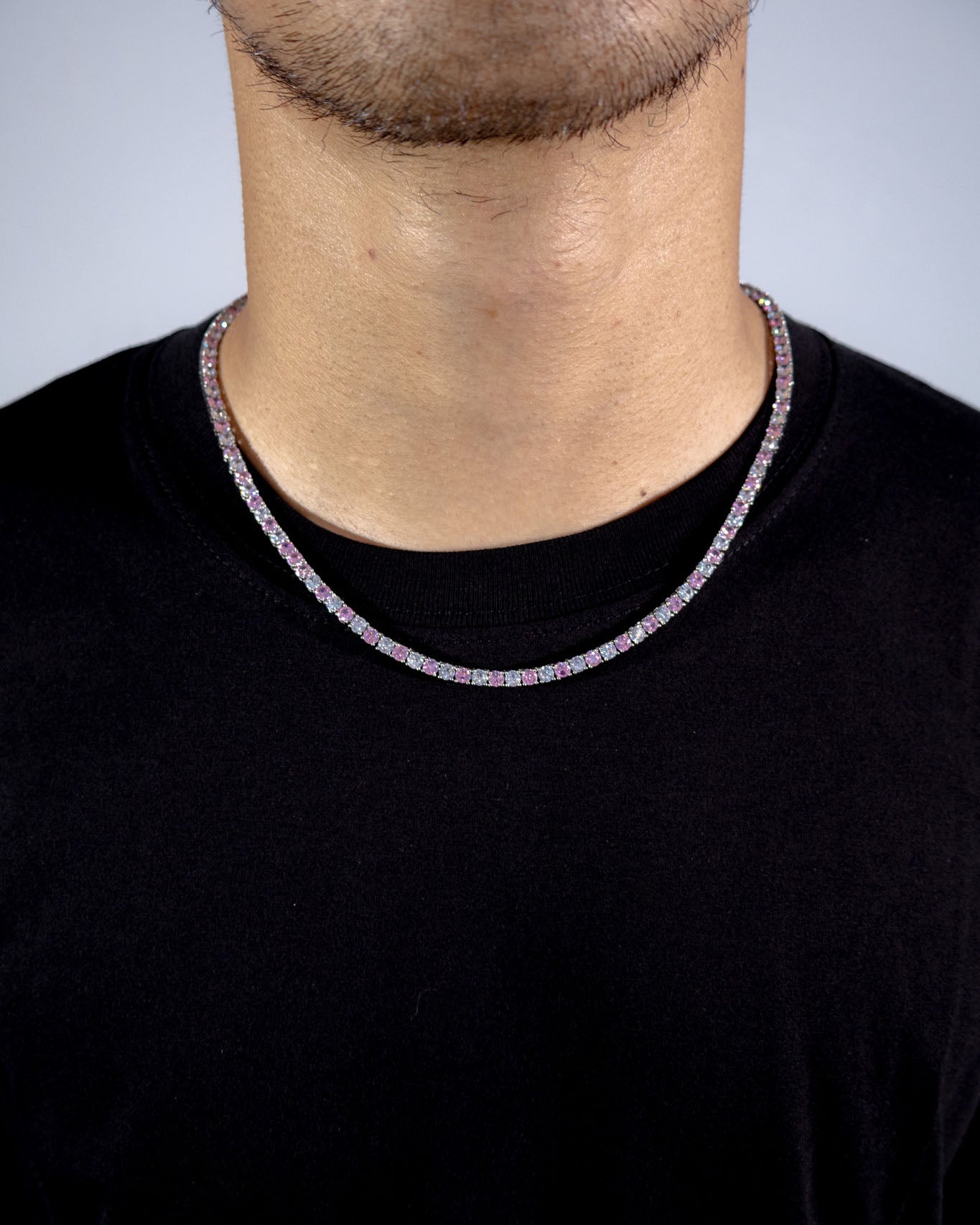 Pink Pop Tennis Chain