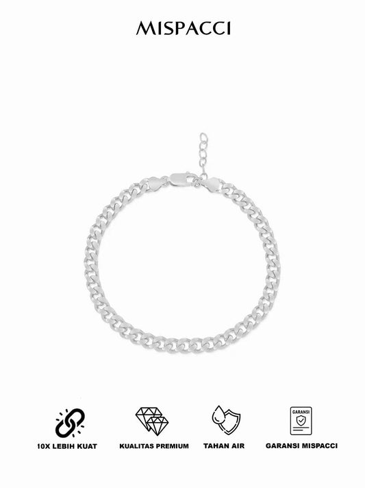 CLEAN CUBAN ANKLET