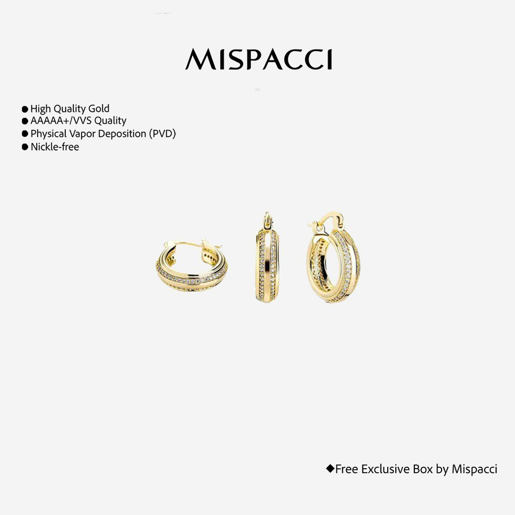 Stud Earrings - Gold