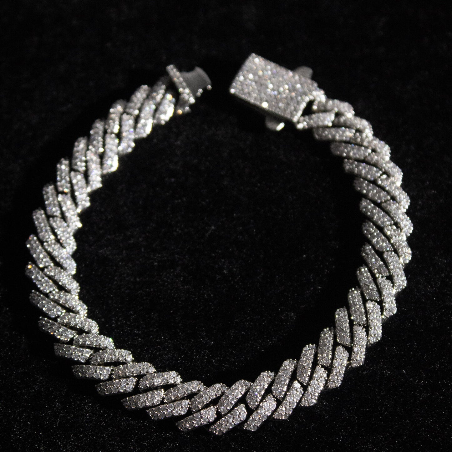 Mini Cuban Prong Bracelet