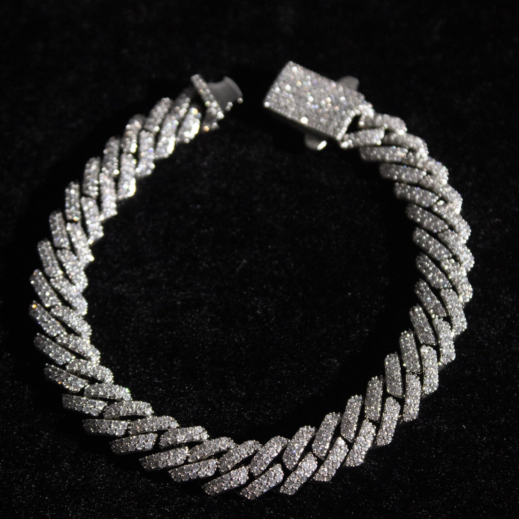 Mini Cuban Prong Bracelet