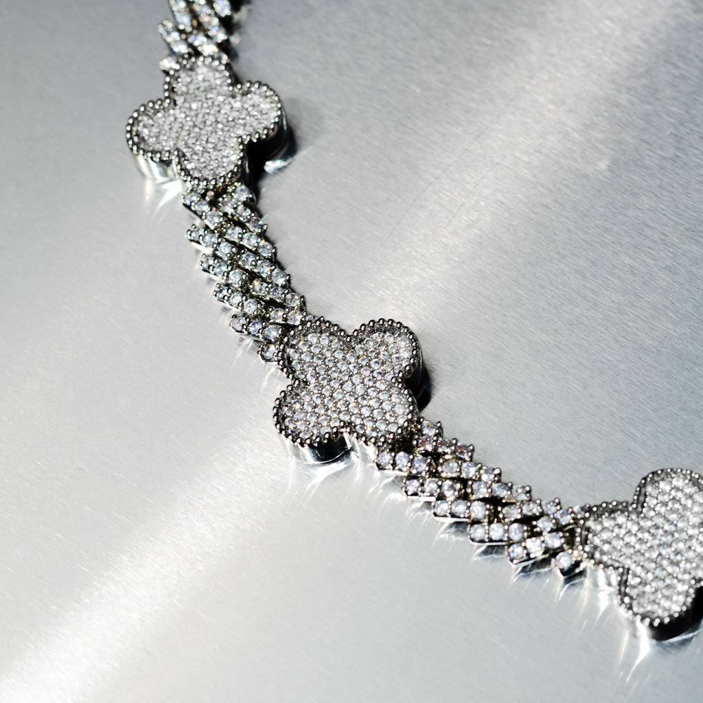 Clover Iced Out Chain