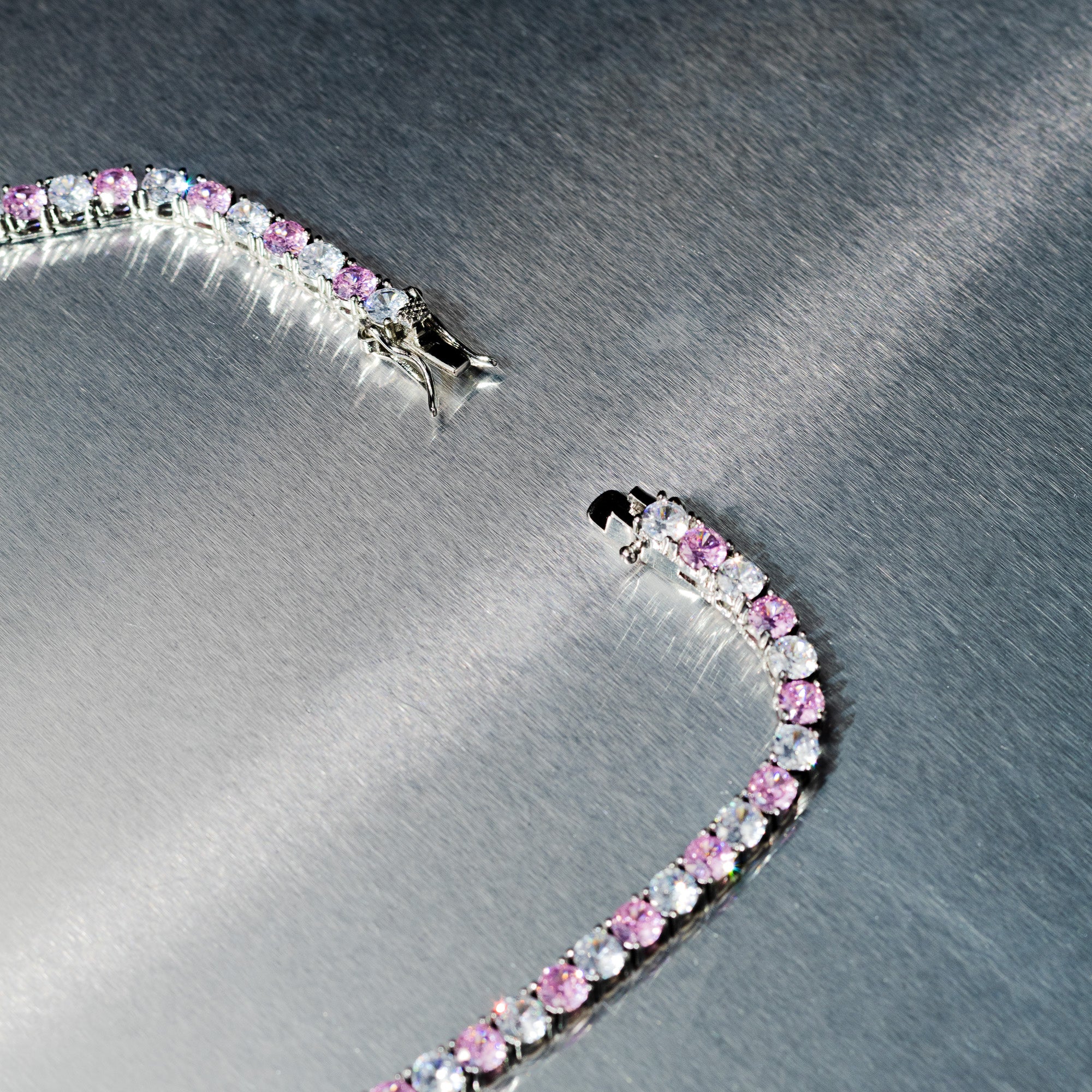 Pink Pop Tennis Chain