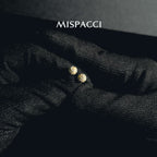 Iced Ball Earrings - Gold