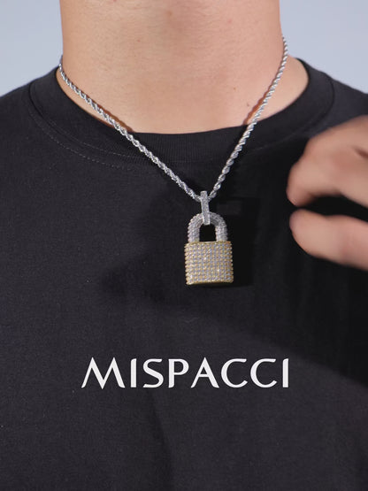 Iced Lock Pendant