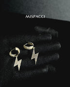 Lightning Earrings - Gold