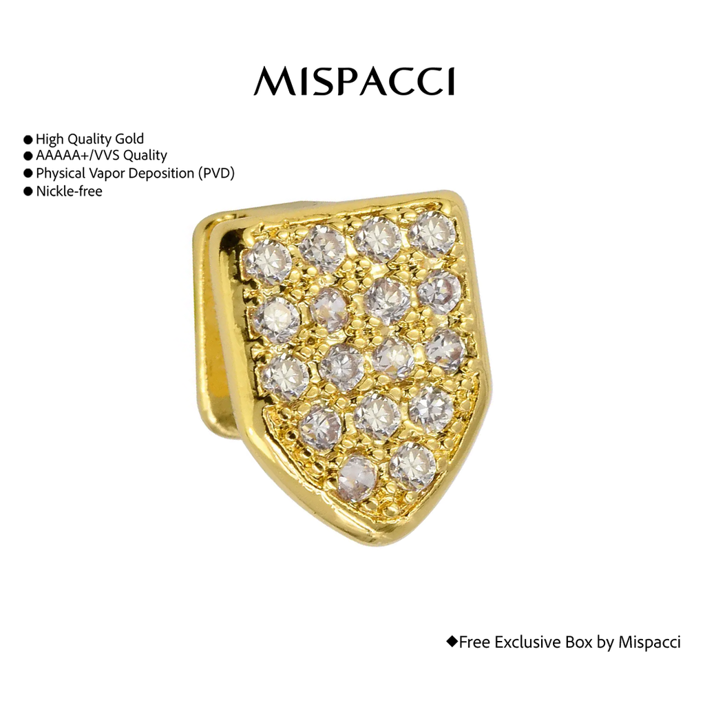 Single Iced Out Grillz - Gold