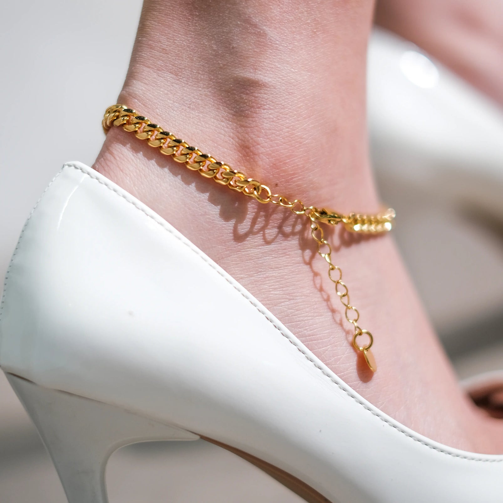 Clean Cuban Gold - Anklet